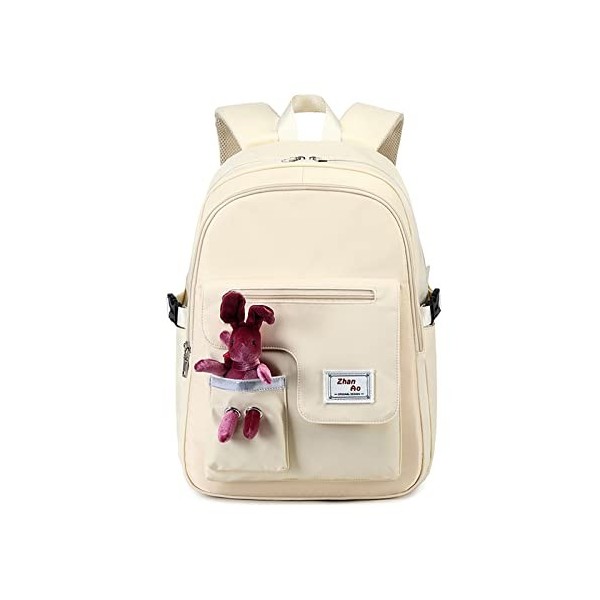 FANDARE Décontractée Sac à Dos Scolaire Collège Cartables Fille Sac décole pour 15.6 Pouce Laptop Sacs Scolaires Casual Dayp