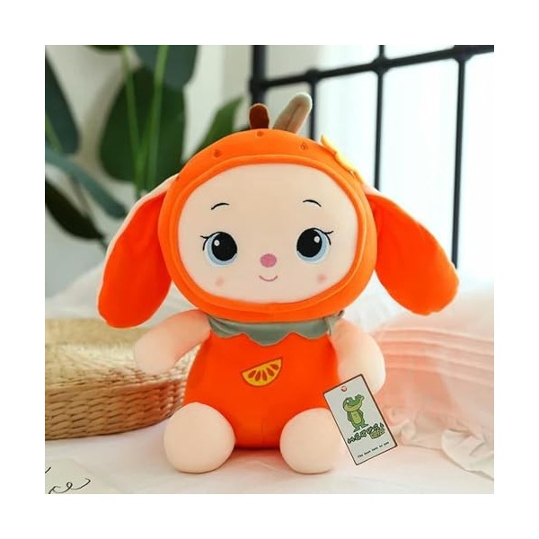 Mignon Fruit Lapin en Peluche Jouet Lapin Dessin Animé Jouet Enfants Cadeau D’Anniversaire Cadeau De Noël 45cm 2