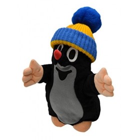 MORAVSKÁ ÚSTŘEDNA BRNO, d.u.v. Marionnette à Main 28 cm Original La Petite Taupe Jouet en Peluche Animaux en Peluche pour Gar