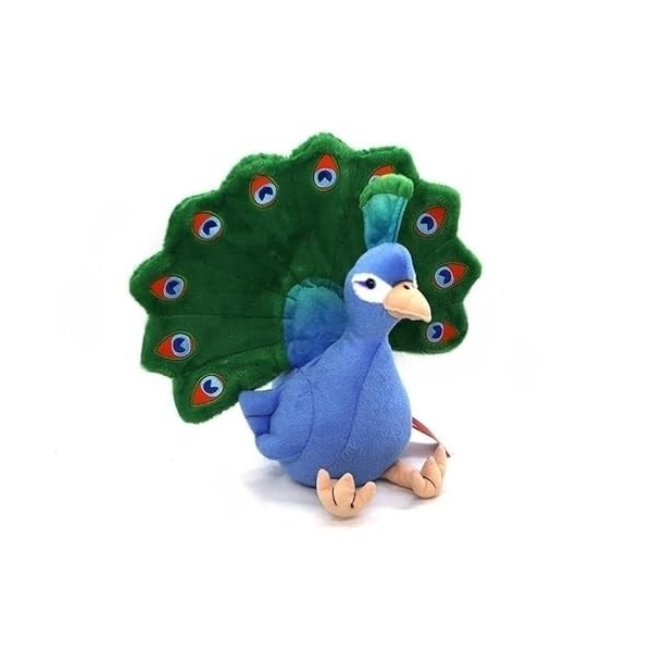 JOEBO Simulation Mignon Paon en Peluche Jouet Paon Oiseau en Peluche poupée Jouets Cadeau danniversaire