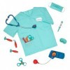 Battat BT2693Z – Kit du Petit Docteur – Tenue de Médecin Enfant avec Accessoires pour Jeu de Rôle – 11 Instruments Médicaux a