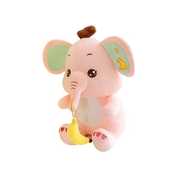 Toyvian 2 Pièces Bébé Éléphant en Peluche Oreiller Animaux Décoration De Fête Déléphant Gros Cadeaux en Peluche Animaux en P