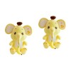 Toyvian 2 Pièces Bébé Éléphant en Peluche Oreiller Animaux Décoration De Fête Déléphant Gros Cadeaux en Peluche Animaux en P