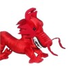 JOEBO Poupée en Peluche Dragon simulé, Dragon Noir, Rouge, Marron, Doux et Mignon, Cadeau, décoration de la Maison Color : R