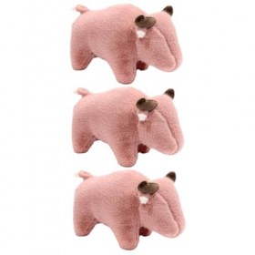 Toyvian 3 Pièces Peluche Décorations De Voiture Décor Rose Oreillers De Voiture Décor De Noël Décor Chinois Pompons De Porcis