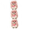 Abaodam 3 Pièces Poupée Marmotte Peluche Marmotte Petits Animaux en Peluche Marmotte en Peluche Oreiller Câlin Kawaii Peluche