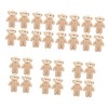 ibasenice 32 Pièces Porte-clés Jouets en Peluche Charme danimal en Peluche Mini Oursons en Peluche Peluches Mignonnes Peluch