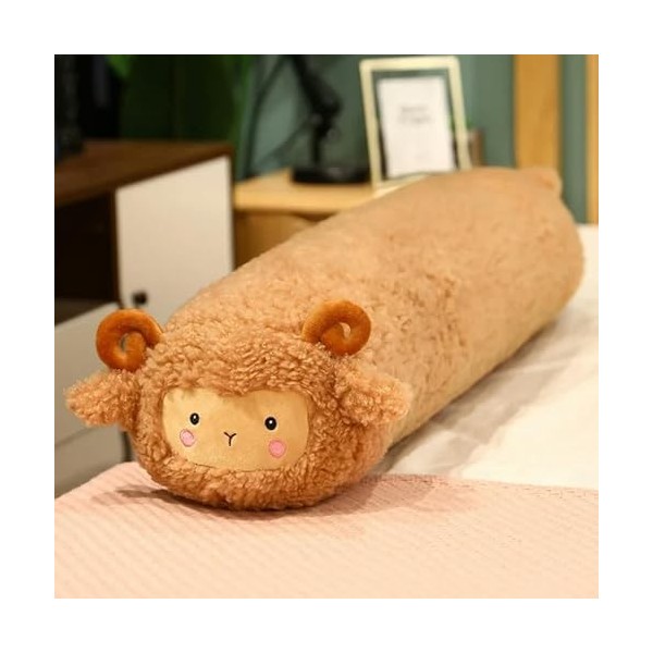 LfrAnk Mignon Oreiller en Laine D’Agneau Doux en Peluche Dessin Animé Animal Moutons Jouets Haute Qualité Poupée Jouets Couch