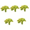 NOLITOY 4 Pièces Décor De Tortues Décor Doreillers Peluches Joli Jouet en Peluche Peluche Jouet Tortue De Chambre Peluche Co