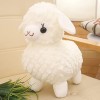 TONATO 22-45 cm Simulation Mignonne Petite Laine en Peluche Jouet Alpaca poupée rag de poupé,45cm