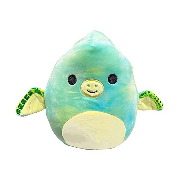 Squishmallow Dinosaure en peluche Kellytoy officiel - Animal en peluche souple Edmund Pteradactyl, 12,7 cm 