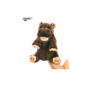 Hansa - Peluche Hippopotame Marionnette 30cmH