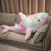 Géant coloré en Peluche Requin Jouet Doux Grande Taille Marine Animal canapé Chambre Coussin Oreiller Enfants Cadeaux 120cm 1