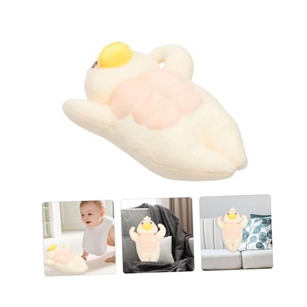 PRETYZOOM Jouet en Peluche Musculaire Canard Farci Jouet De Poupée De Canard Jouet De Poupée Super Doux Jouet pour Enfants Jo