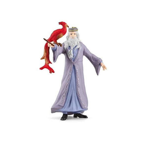 schleich 42637 Dumbledore et Fumseck, dès 6 ans, WIZARDING WORLD - figurine, 11 x 4 x 12 cm