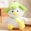 LfrAnk Peluche Canard Banane Créatif Jouets en Peluche Mignon Canard en Peluche Animal Jouets Poupées Mignonnes Kawaii Fille 