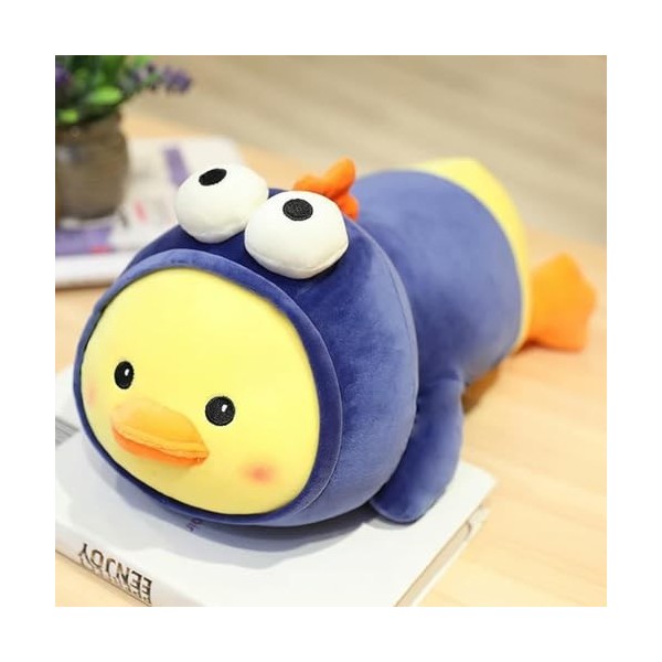 LfrAnk Peluche Canard Mignon Canard Peluche Jouet Enfants Oreiller Doux Beau Cadeau de Noël Cadeau d’Anniversaire 75cm 3