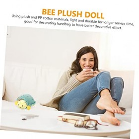 ifundom 5Pcs Tortue Abeille Poupée Voiture Porte-Clés Animal En Peluche Sac À En Peluche Porte-Clés En Peluche Porte-Clés Jou