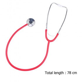 PRETYZOOM Stéthoscope à tête unique pour enfants - Jouet de simulation - Stéthoscope pour enfants - Jeu de rôle - Jeu de méde