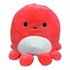 Squishmallow Kellytoy Officiel de collection Sea Life Squad Animaux mous Poissons de locéan Veronica Pieuvre rouge, 20,3 cm