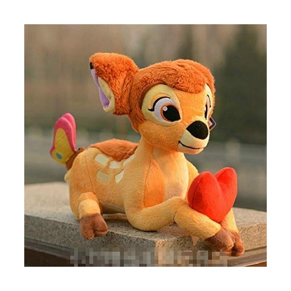 danyangshop Jouets en Peluche Mignon Bambi Cerf Animal Doux en Peluche en Peluche Jouet Poupée Cadeau danniversaire Enfants 