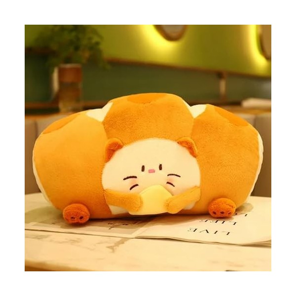 LfrAnk Kawaii Pain en Peluche Oreiller Mignon Toast Peluche poupée Peluche Tapis Alimentaire Jouet créatif lit décoration Cad