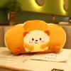 LfrAnk Kawaii Pain en Peluche Oreiller Mignon Toast Peluche poupée Peluche Tapis Alimentaire Jouet créatif lit décoration Cad
