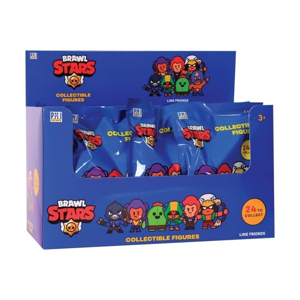 P.M.I. Trading Brawl Stars 1 Figurine à Collectionner Sac Surprise | Season 1 | Jouet |1 Figurine aléatoire de 24 | À partir 