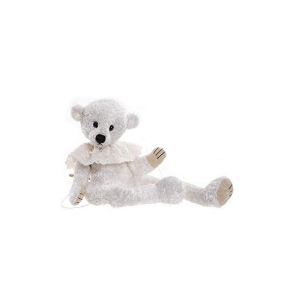 Charlie Bears - Marionnette Marionette Ours en peluche polaire 2021 édition limitée 1000 pièces Blanc 35,6 cm