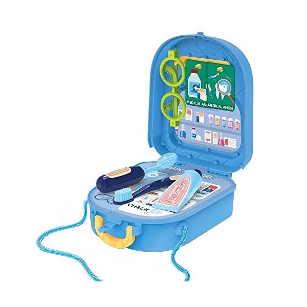 JUINSA - Sac à main Set Doctor Dentiste 17 x 9 x 20 cm, Multicolore Jouets INDUSTRIELS SA 701196 