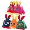 Gadpiparty 10 Pièces Lapin en Peluche Lapin du Nouvel an Chinois Poupée Lapin Mascotte en Peluche Poupée Lapin du Zodiaque Ch