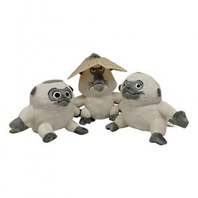 ZHQIC 3Ps 15 cm Cartoon Dragon Peluche Poupée Jouets de film Raya et le dernier dragon Peluche pour garçon fille anniversaire