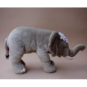 BIVVI Simulation déléphant en Peluche, Jouet en Peluche, décoration, éléphant Debout, Cadeau Doux et Mignon