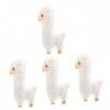 ABOOFAN 4 Pièces Alpaga en Peluche Cochon en Peluche Mignon Animaux en Peluche Animal en Peluche Long Drôle Animal en Peluche