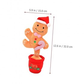ABOOFAN 2 Pièces Jouet Chantant De Noël Ornement darbre De Noël Crabe Dansant Jouet pour Bébé Copia Peluche Jouet Chantant D
