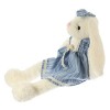 Toyvian 3 Pièces Lapin en Peluche Jouet Lapin Doux Jouets De Dentition pour Bébé Jouets danimaux en Peluche Jouets De Landau