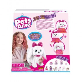ZURU - Pets Alive - Paw Paw The Walking Puppy - Peluche Interactive - Chien Qui Bouge - Mouvements réalistes - Sonore - 9531