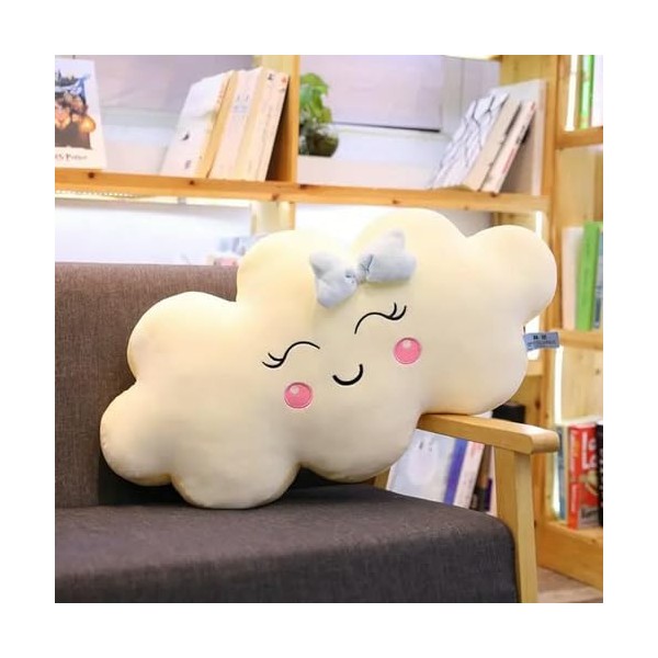 Kawaii Cloud Plush Pillow Soft Cushion Lovey Cloud Stuffed Plush Toys for Children Baby Kids Girl Gift 90cm 1