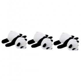 Gadpiparty 3 Pièces Embrassez La Bague Bandes De Claque De Panda Bracelet Peluche Panda Bracelet Claque Huggers Bracelet Câli