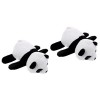 Gadpiparty 3 Pièces Embrassez La Bague Bandes De Claque De Panda Bracelet Peluche Panda Bracelet Claque Huggers Bracelet Câli