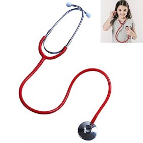 KOAHDE Enfants Stéthoscope en Métal,Simulation de Stéthoscope Enfants,Enfants Stéthoscope de Simulate,Stéthoscope pour Enfant
