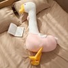 DACASO Nœud Papillon géant Poupée d’oie Blanche Canard Peluche Jouet Oreiller Doux Coton Coussin Animal Rempli pour Enfant An