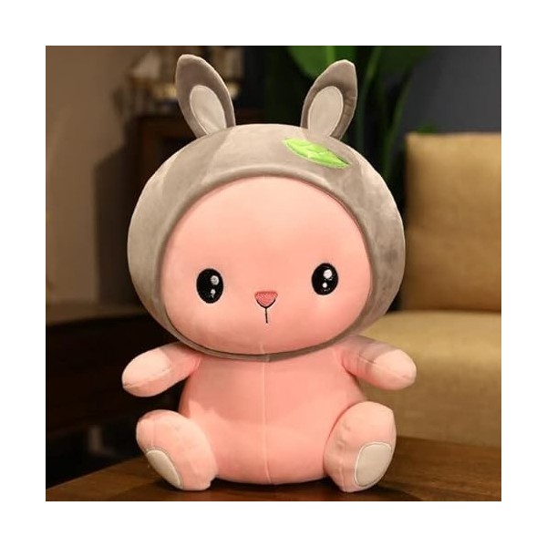 CILUA 25 cm-65 cm Mignon Dessin animé Transformable Assis Lapin poupée habillé en Peluche Licorne Grenouille Chat en Peluche 