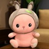 CILUA 25 cm-65 cm Mignon Dessin animé Transformable Assis Lapin poupée habillé en Peluche Licorne Grenouille Chat en Peluche 