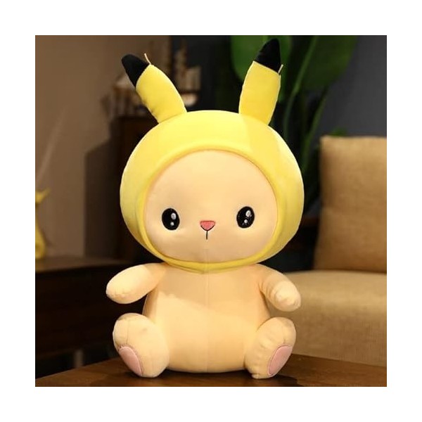 CILUA 25 cm-65 cm Mignon Dessin animé Transformable Assis Lapin poupée habillé en Peluche Licorne Grenouille Chat en Peluche 