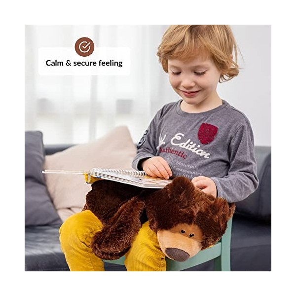 ODOXIA Couverture Lestée pour Enfants | Calme Et Réconfortant | Animaux Lestés | Peluche Lestée Lestés Sensoriels | Couvertur