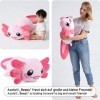 corimori Large XXL Axolotl Beeps Peluche Cuscino 85 cm Kawaii