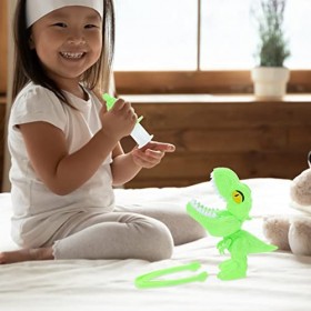 SAFIGLE Ensemble De Jeu De Dentiste De Dinosaure Kit De Médecin Pour Enfants Jouets À Faire Semblant Habiller Ensemble De Méd