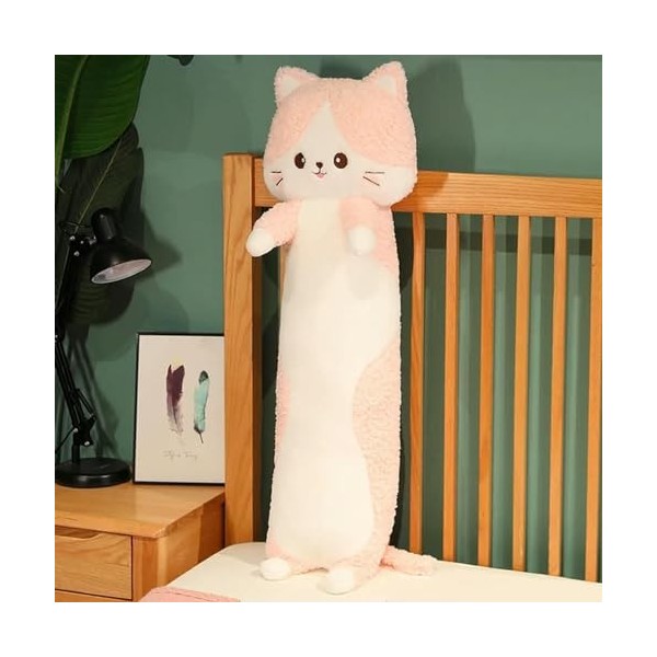 NOpinz Coussin en Peluche, Chat en Peluche Mignon, Jouet en Peluche, canapé de Dessin animé, Coussin Petit ami, poupée Animal