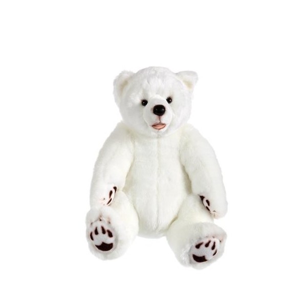 GIPSY - 070091 - Peluche - Ours Grizzly Assis - 42 cm - Miel